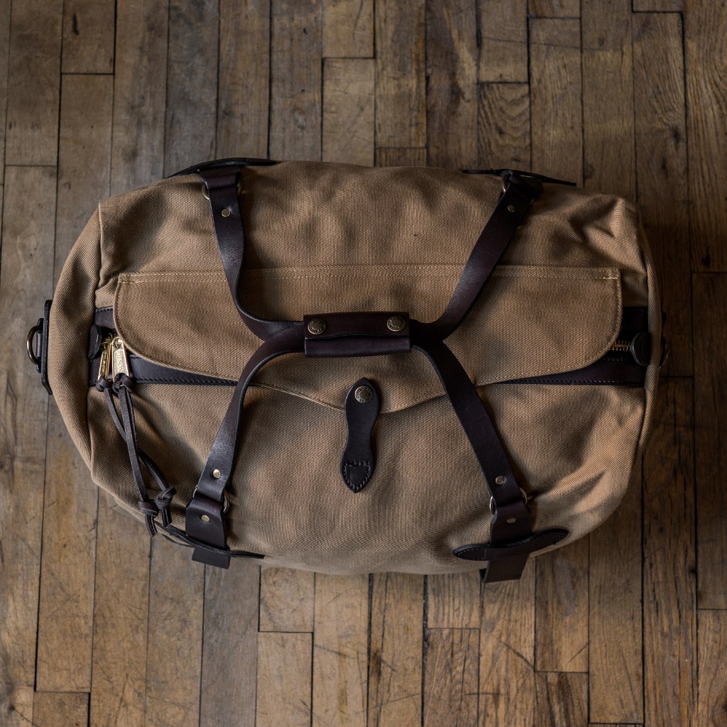 Rugged Twill Duffle Bag | Tan