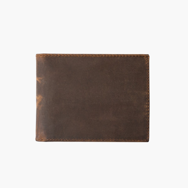 Copper Rough & Tough Leather Bifold Wallet