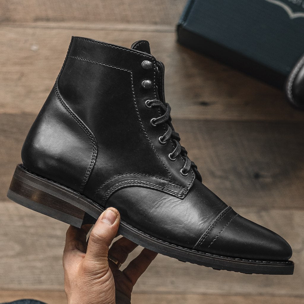 54 Leather Laces in Black - Thursday Boot Company