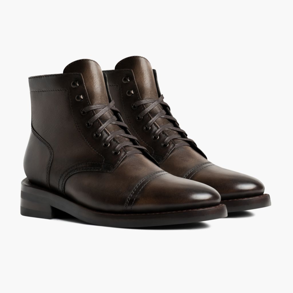 Dress Shoes Thursday Boots For Wide Feet Men's Captain Lace-Up