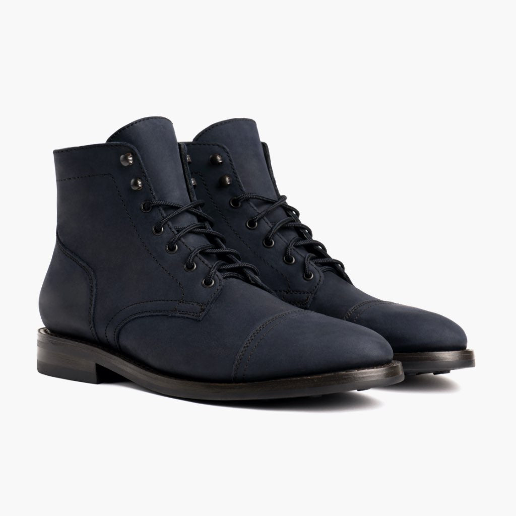 Men's Captain Lace-Up Boot In Marino Matte - Thursday Boot Company