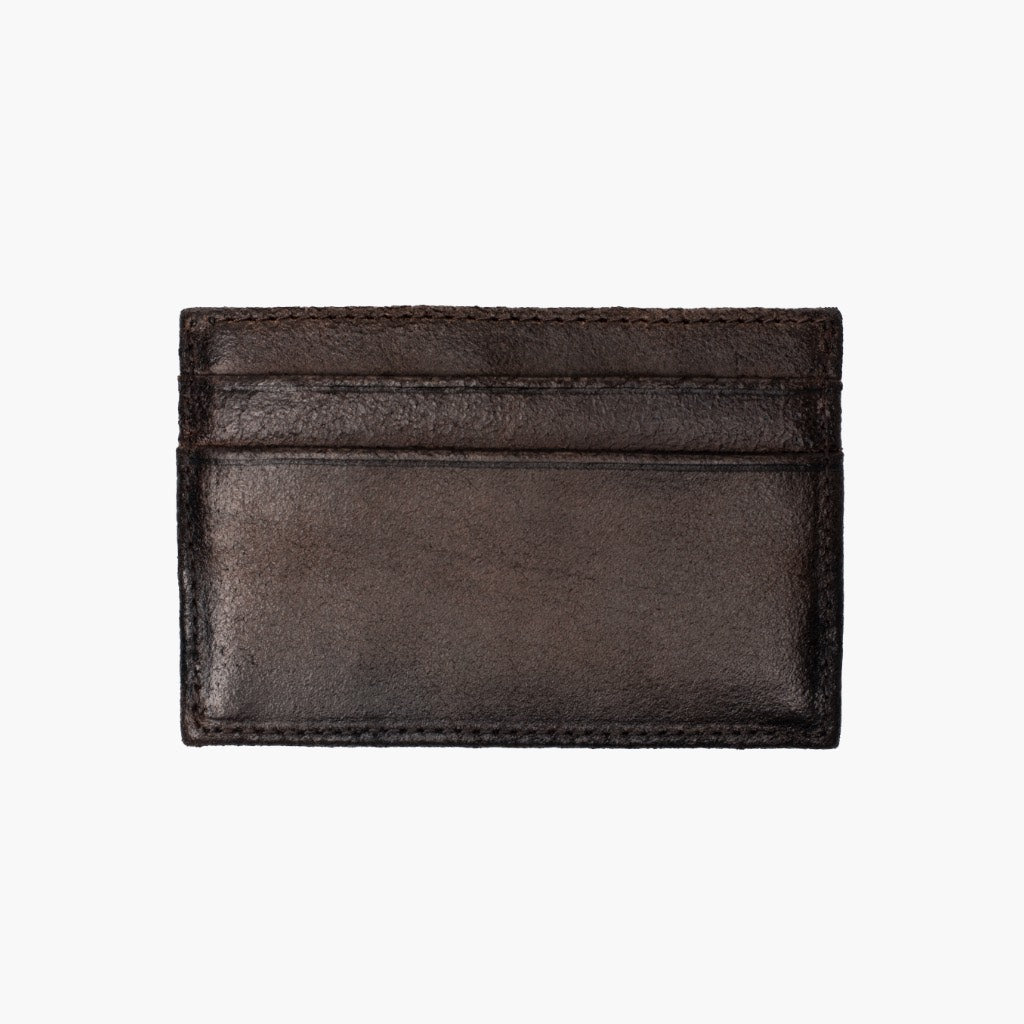 Minimalist Leather Card Holder in Canyon - Thursday Boot Company