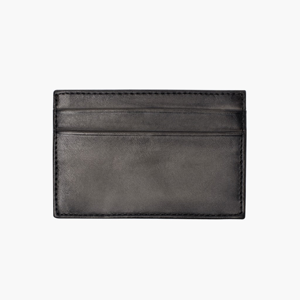 Leather Card Holder | Distressed Grey
