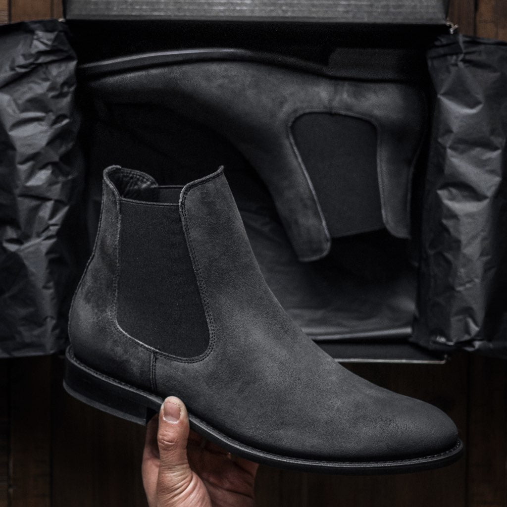 Men's Cavalier Chelsea Boot In Black Leather - Thursday Boot Company