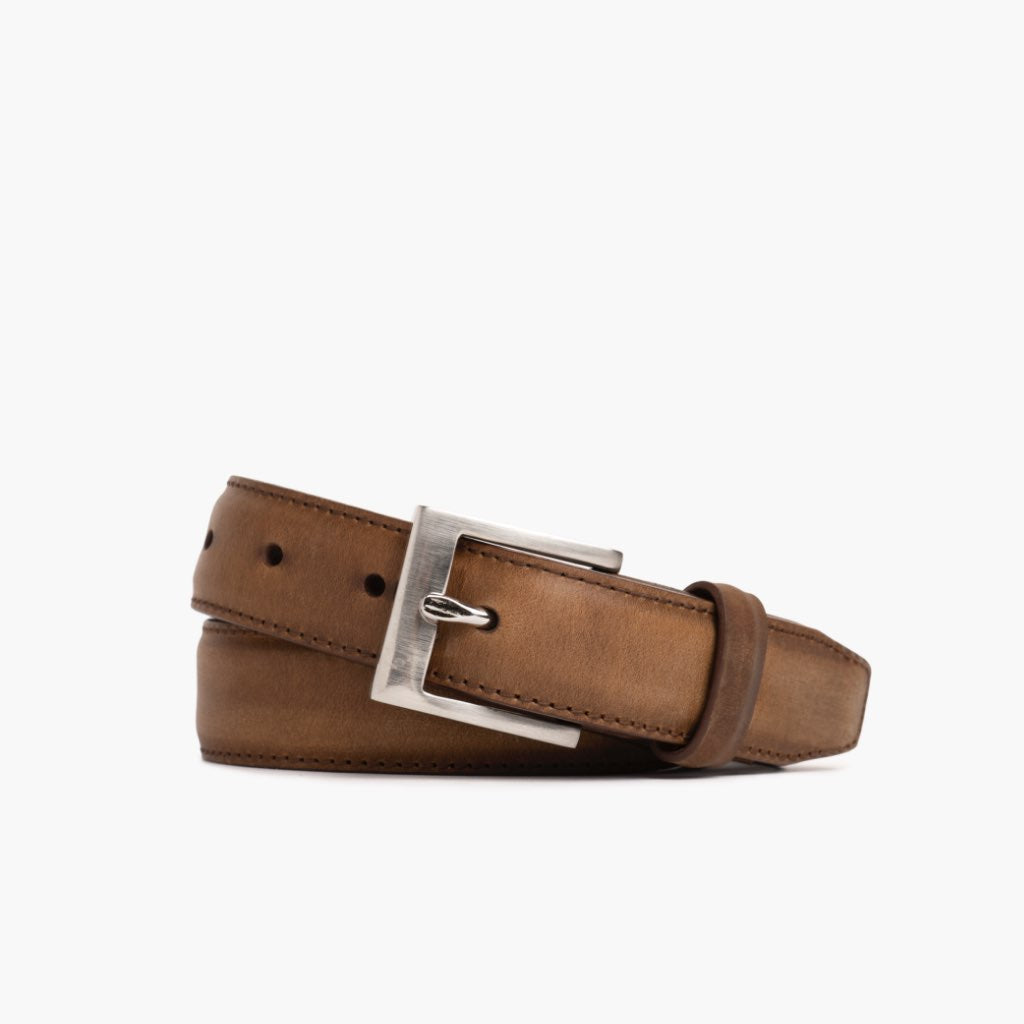 Men's Classic Leather Belt In Burnt Copper - Thursday Boot Company