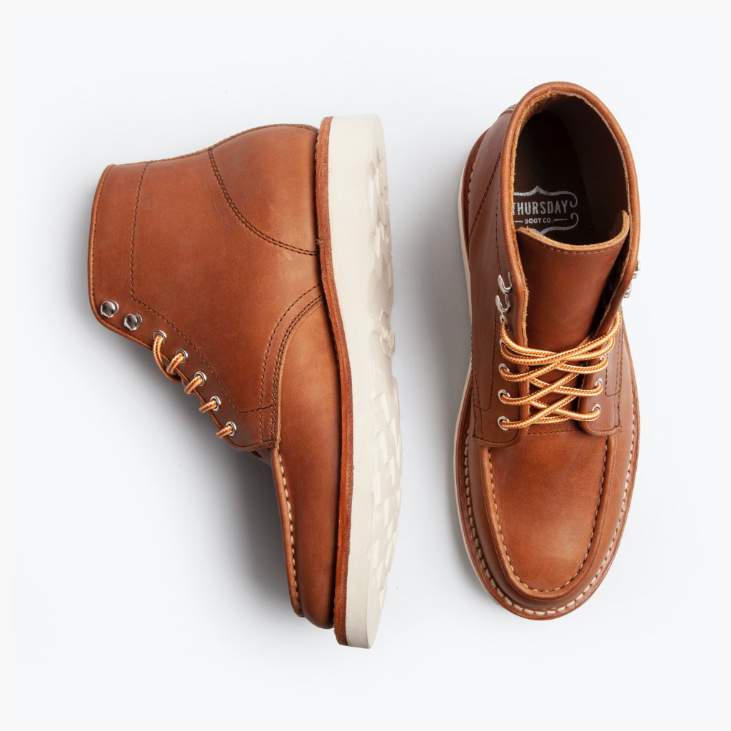 Thursday‎ Men\'s Boot Company Diplomat Moc Toe Leather Boot Burnt Copper 9 Brown $_12.JPG?set_id=880000500F main image 4