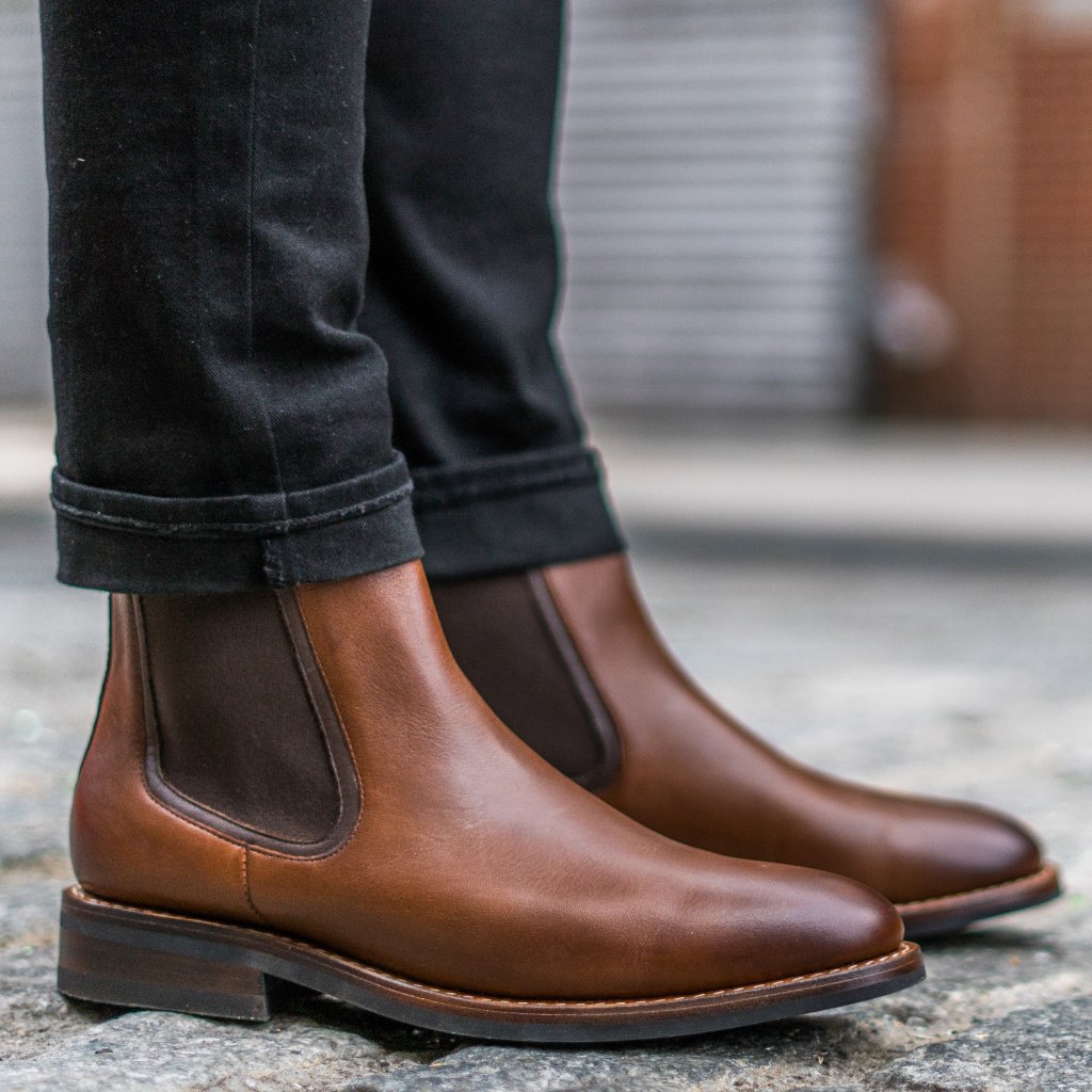 Men's Duke Chelsea Boot In Brandy Leather Thursday Boot Company