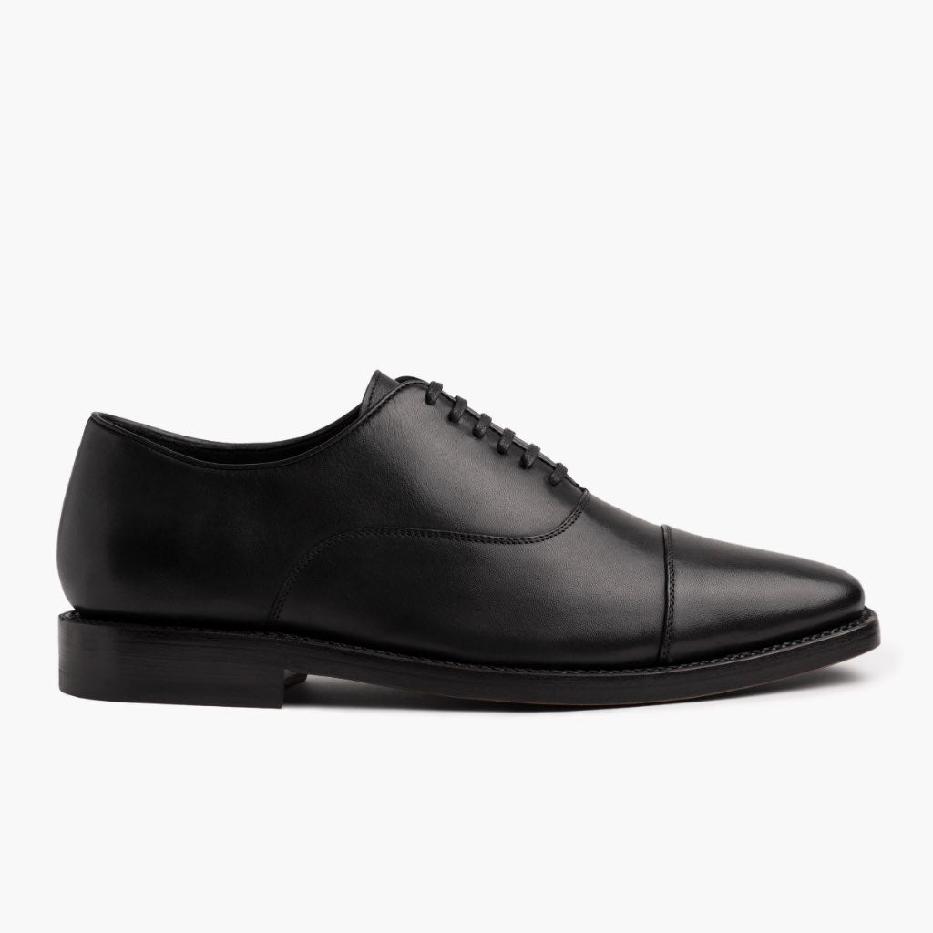 Thursday Boot Company Men's Black Leather Classic Cap Toe Lace-Up Size 13.5