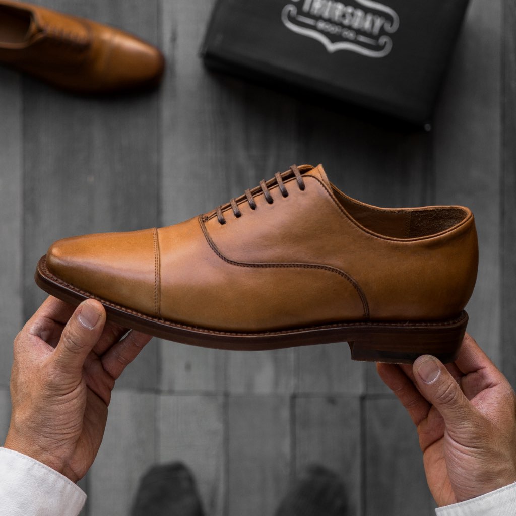 Thursday Boots Executive Cap Toe Oxford Shoes Men’s 7 Brown Leather Men main image 4