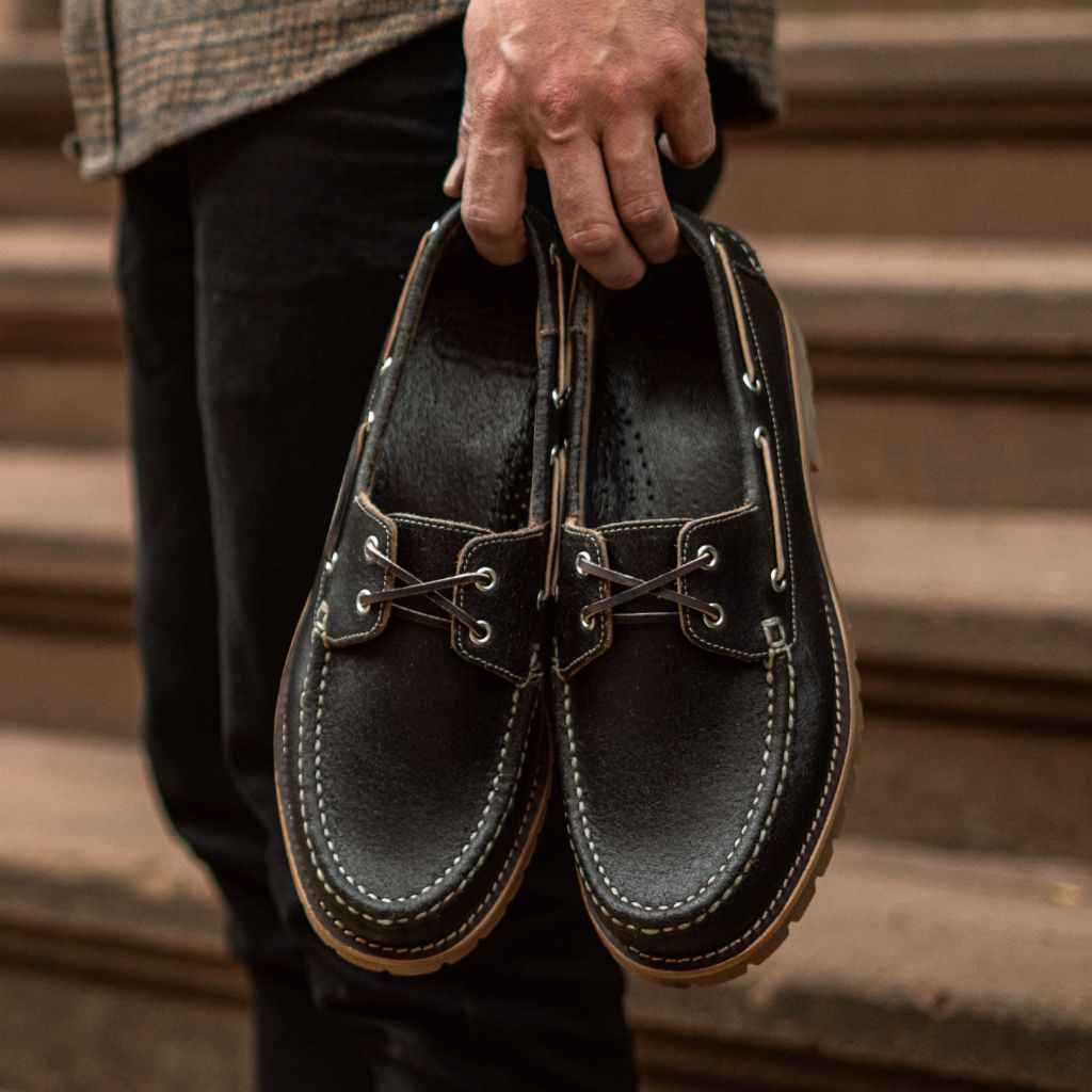 Men's Handsewn Loafer In Brown 'Cacao' Leather