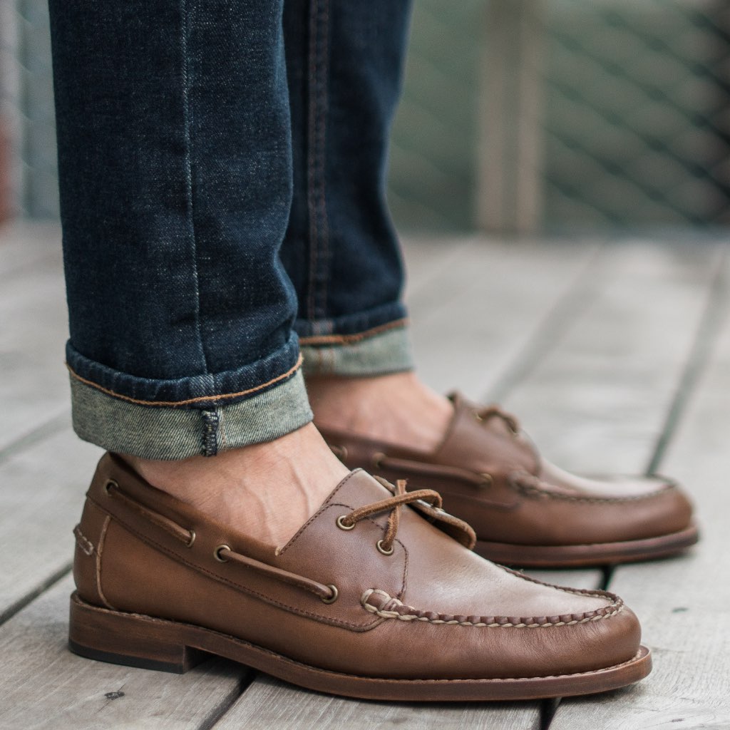 Men's Handsewn Loafer In Tan 'Hickory' Leather - Boot Company