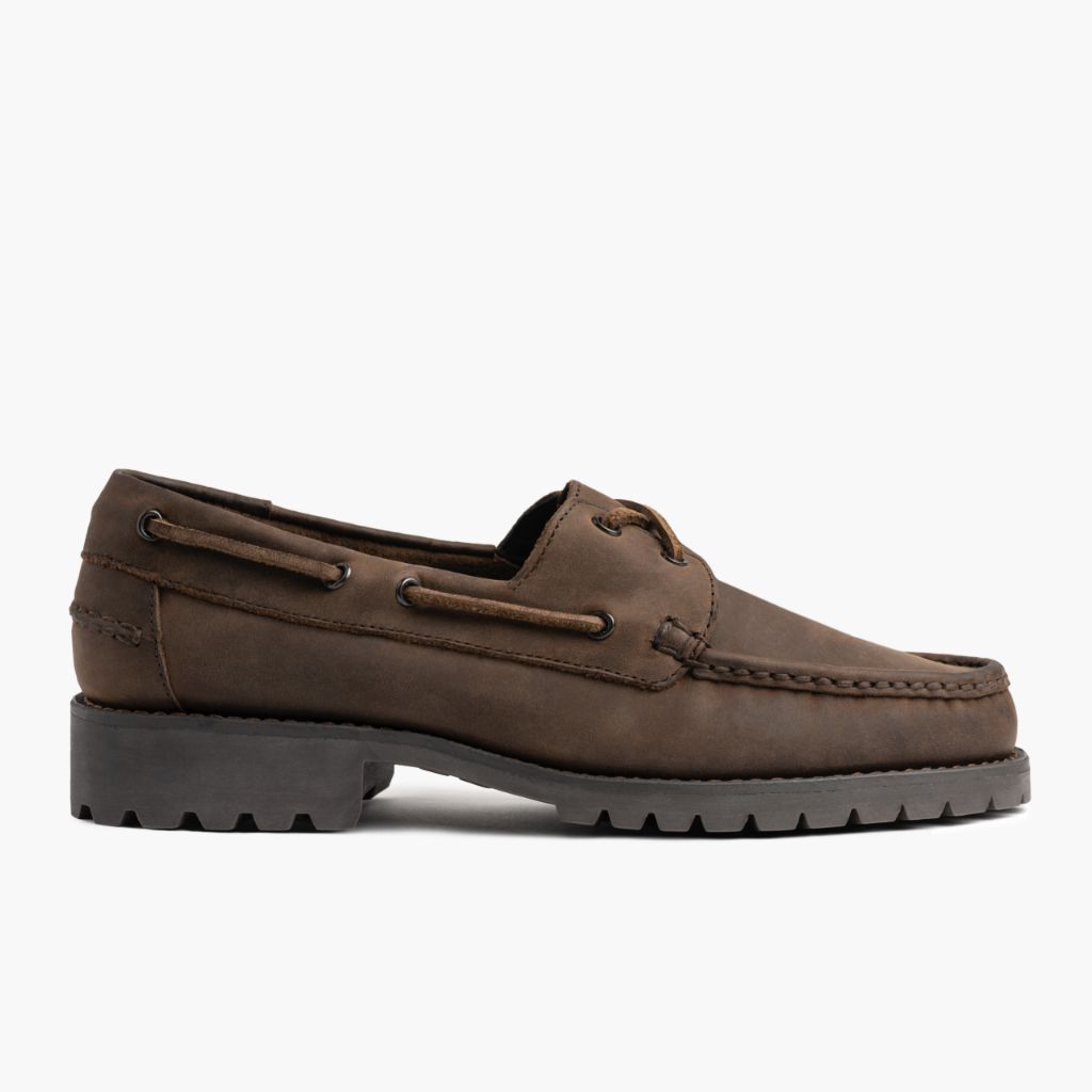 Men's Handsewn Loafer In Brown Leather - Thursday