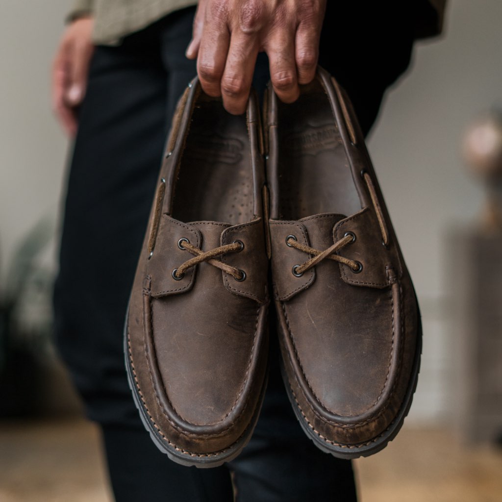 Brown Sperry Mens Leeward Boat Shoe | Boat Shoes | Rack Room Shoes