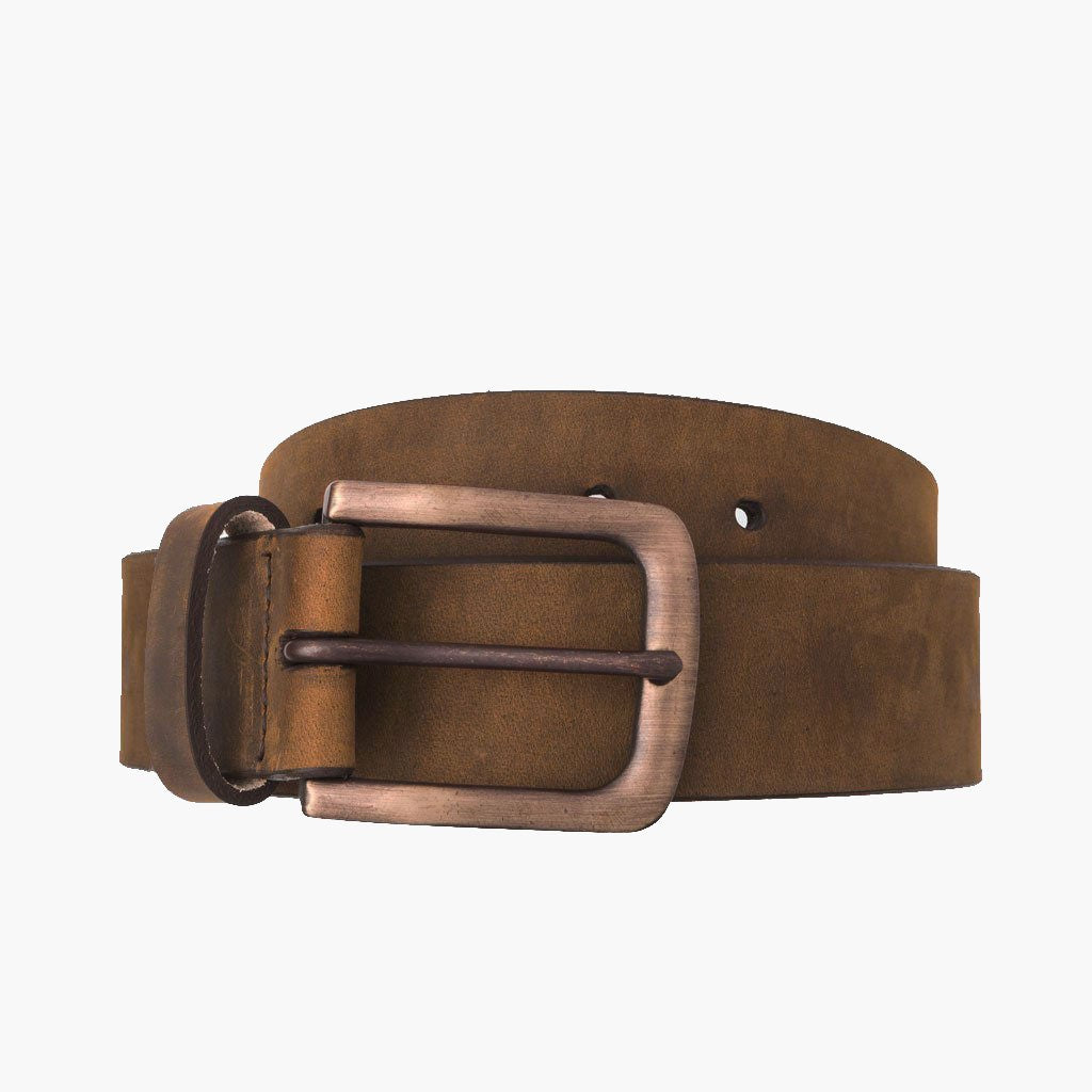 Women's Western Leather Belt In Brown - Thursday Boot Company