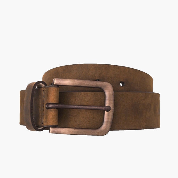 Men's Heritage Leather Belt In Natural - Thursday Boot Company