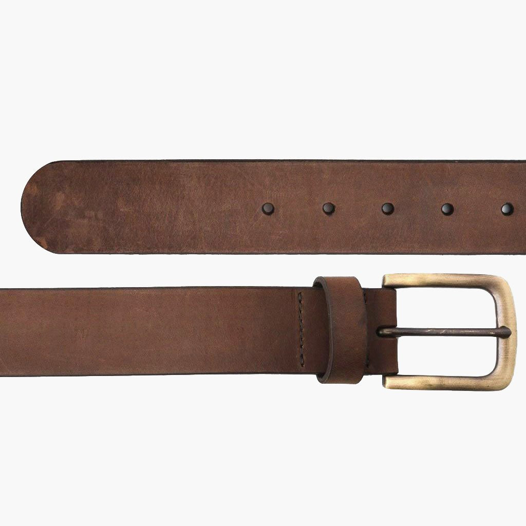 Men's Heritage Leather Belt In Terracotta - Thursday Boot Company