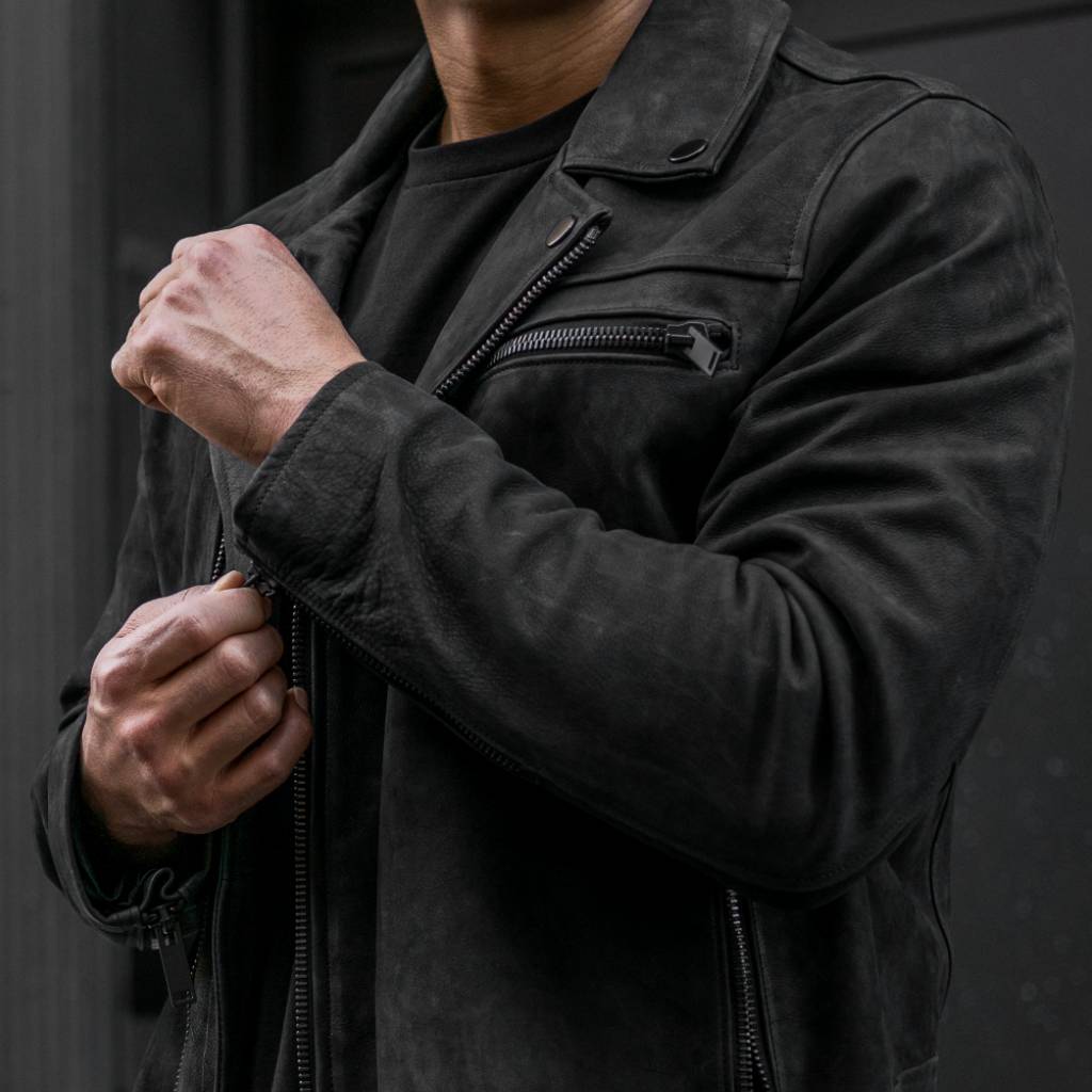 Motorcycle Jacket Black Matte