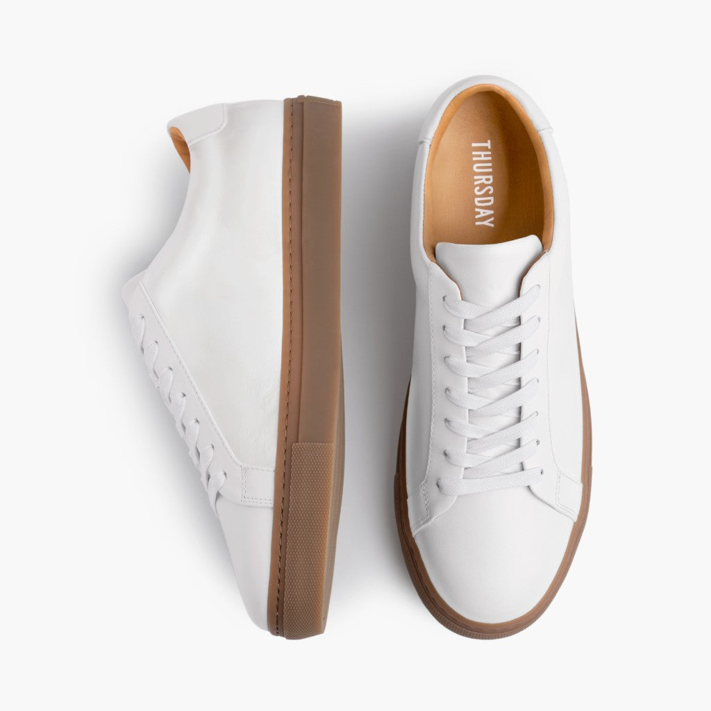 Men's Legacy Low Top In White Leather - Thursday Boot Company Men's Legacy Low Top In White Leather - Thursday Boot Company