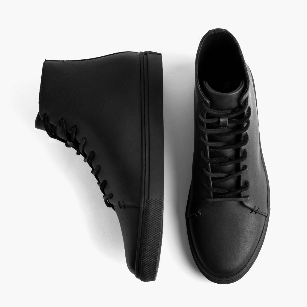 Mens black high top dress shoes Clearance