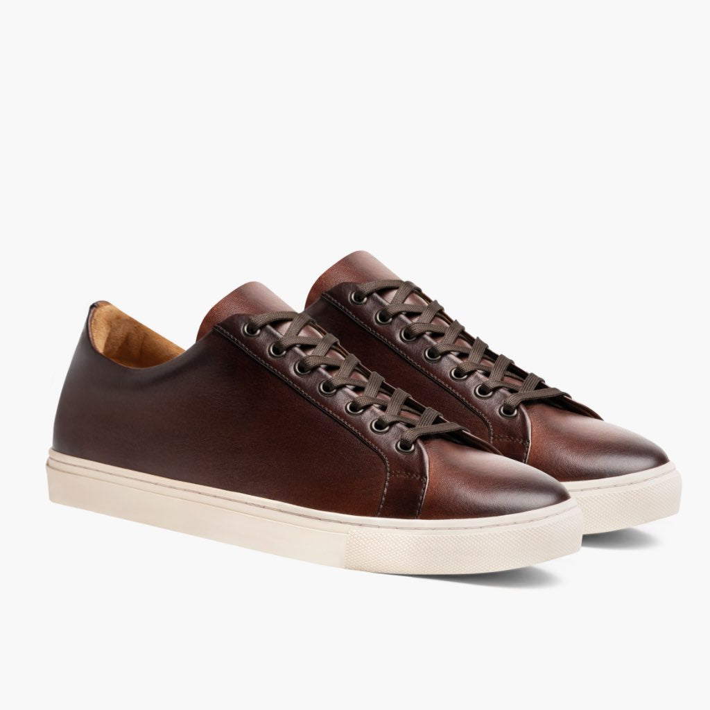 Men's Premier Low Top In Coffee Brown Leather Thursday Boot Company