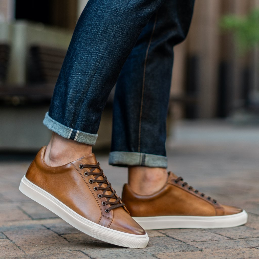 Men's Premier Top In Toffee Tan Leather - Thursday Boots