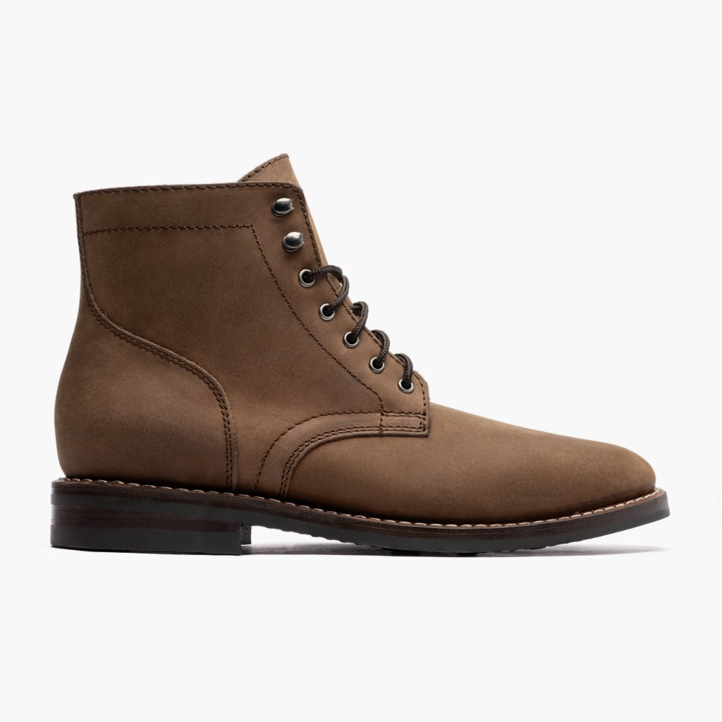 Thursday Boot Co Mens Tan Brown Suede Lace Up President Boots Ankle Sz 8.5 Men main image 4