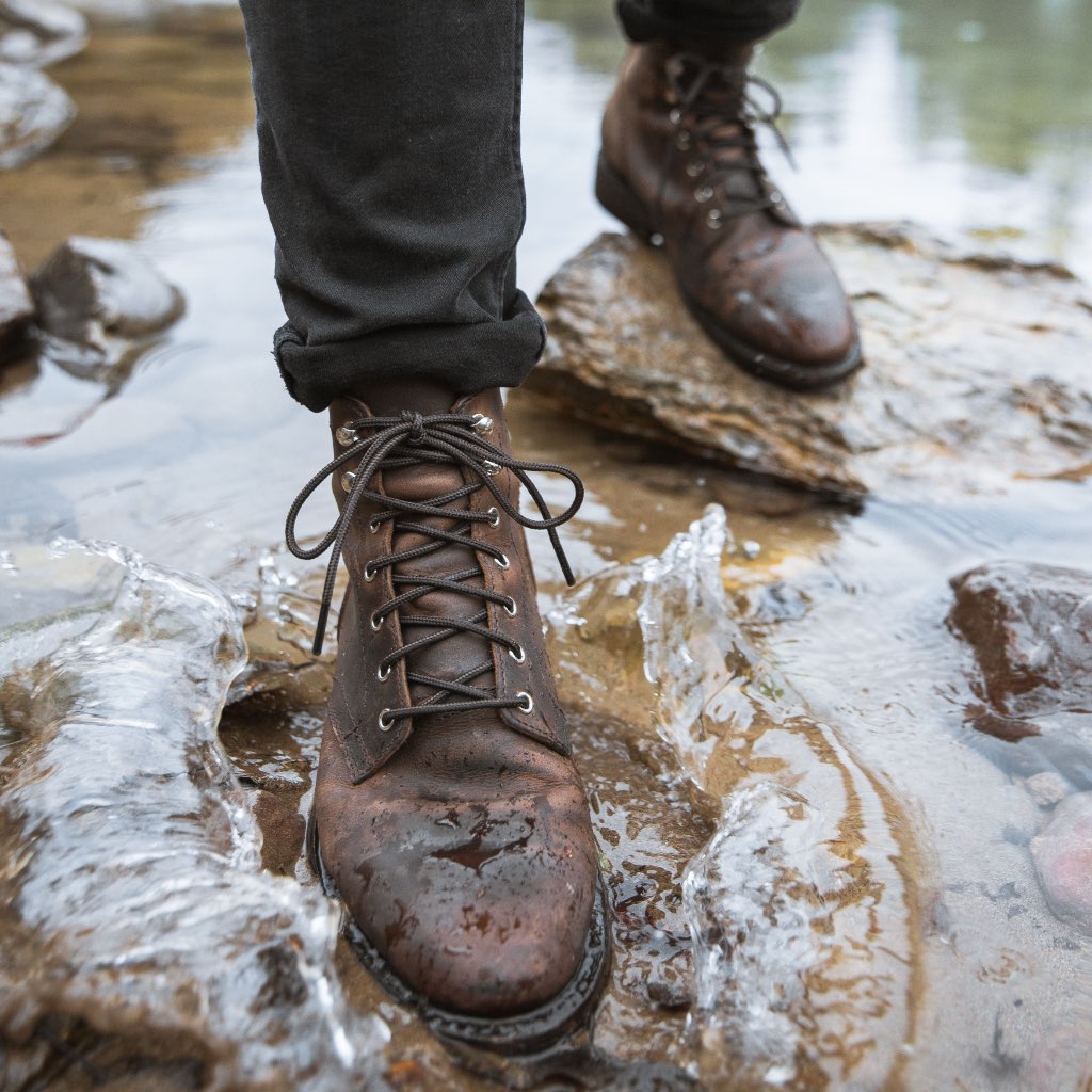 Men's President Lace-Up Boot In Tobacco - Thursday Boot Company