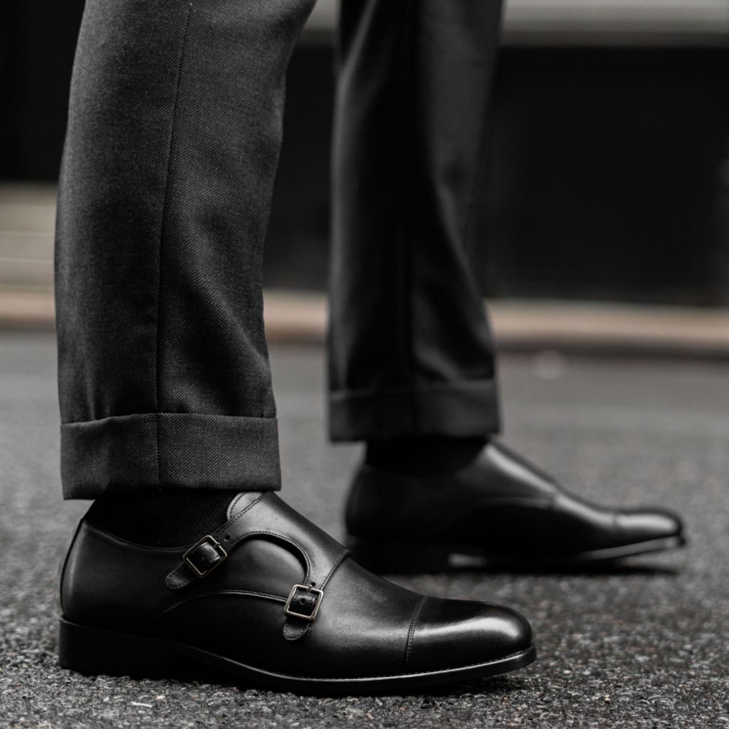 Thursday Boots Double Monk Strap with Cap Toe