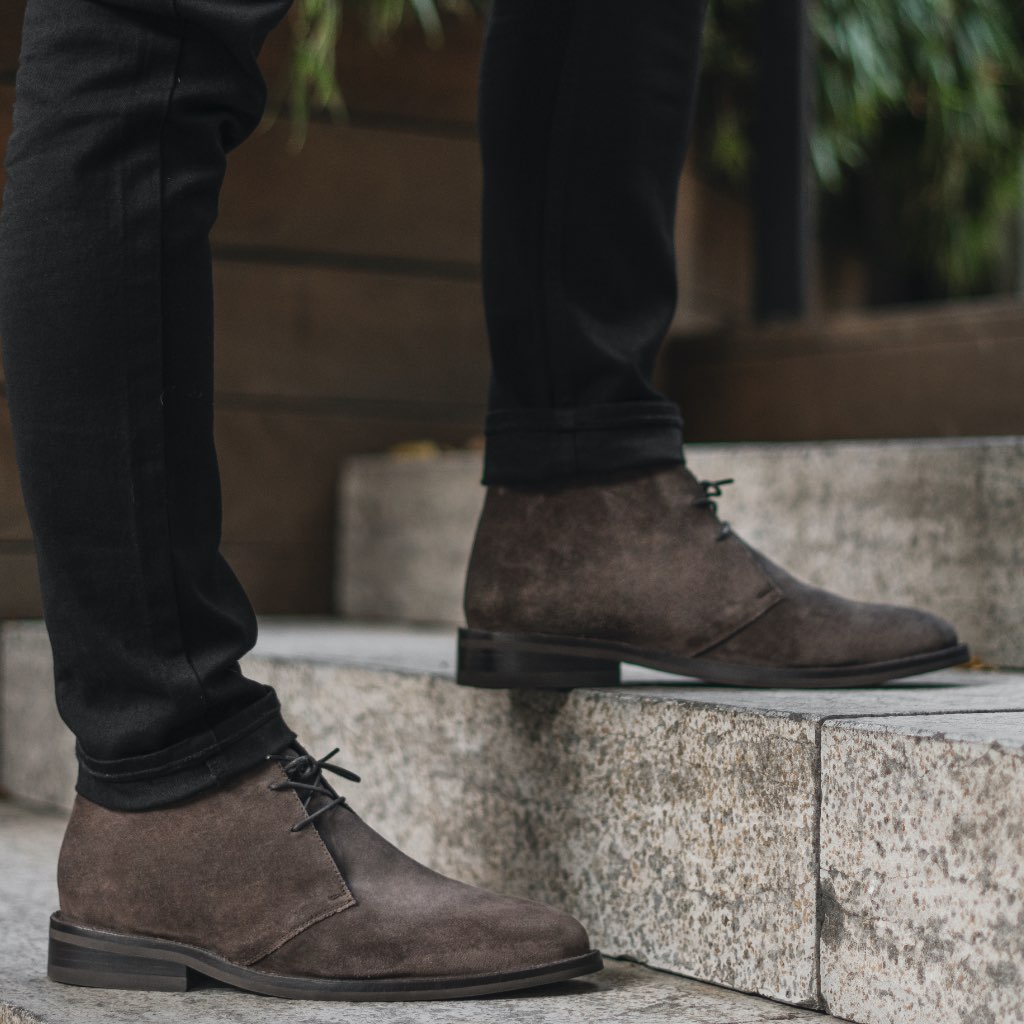 Men's Scout Chukka Boot In Grey Suede - Thursday Boot Company