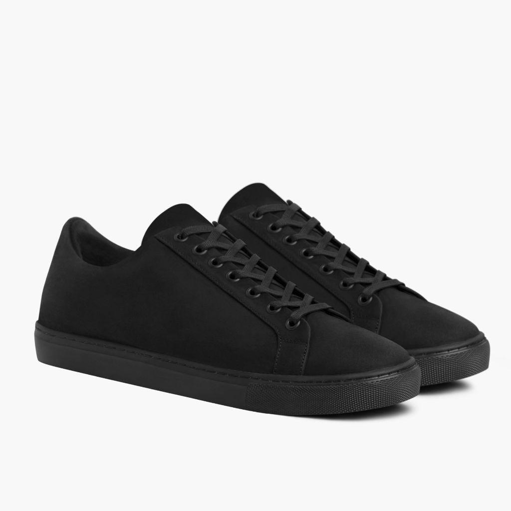 A.P.C. Plain Black Low Top Sneakers - Sneak in Peace