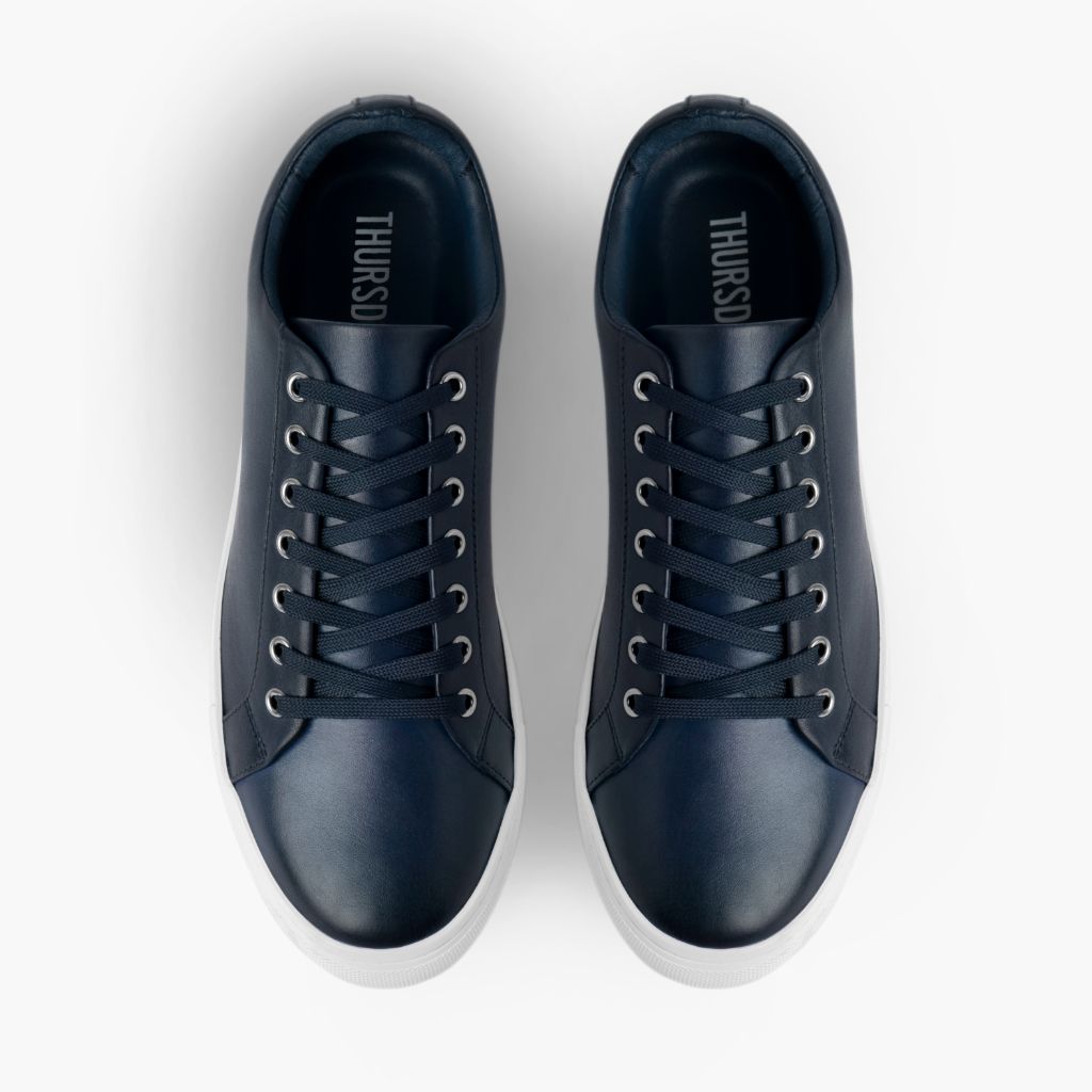 Men's Premier High Top Sneaker In Black Vachetta Leather - Thursday