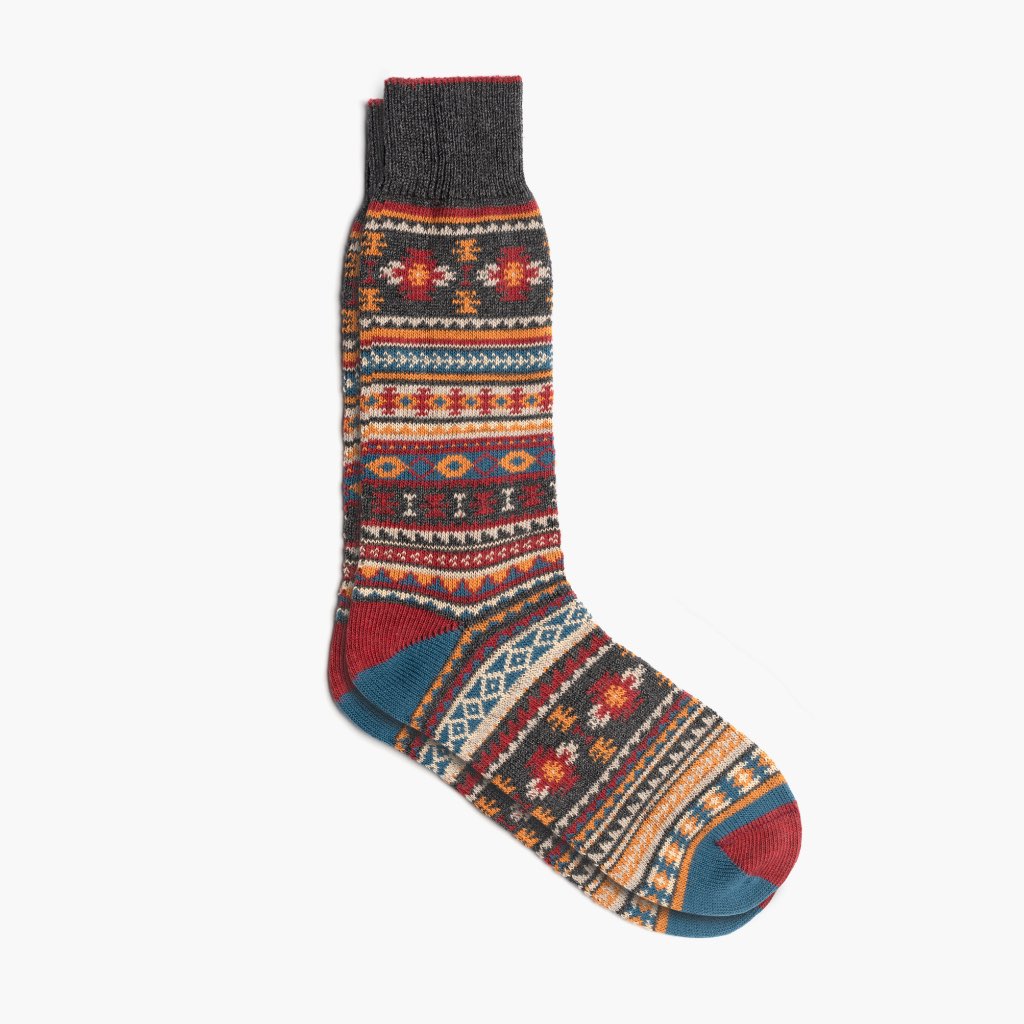 Men's Sodello Southern Sun Sock in Fumes - Thursday Boot Company