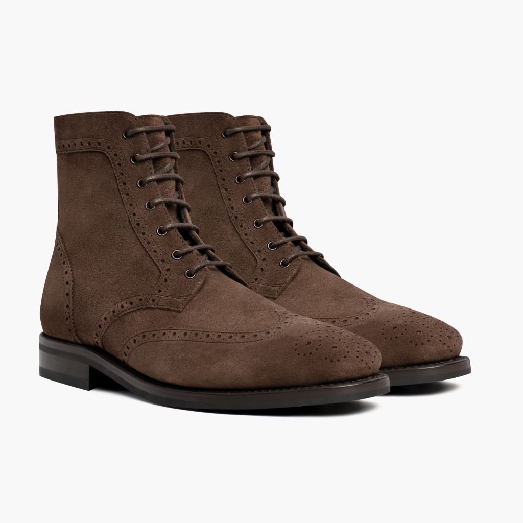 Men's Wingtip Boot In Color #77 Leather - Thursday Boot Company