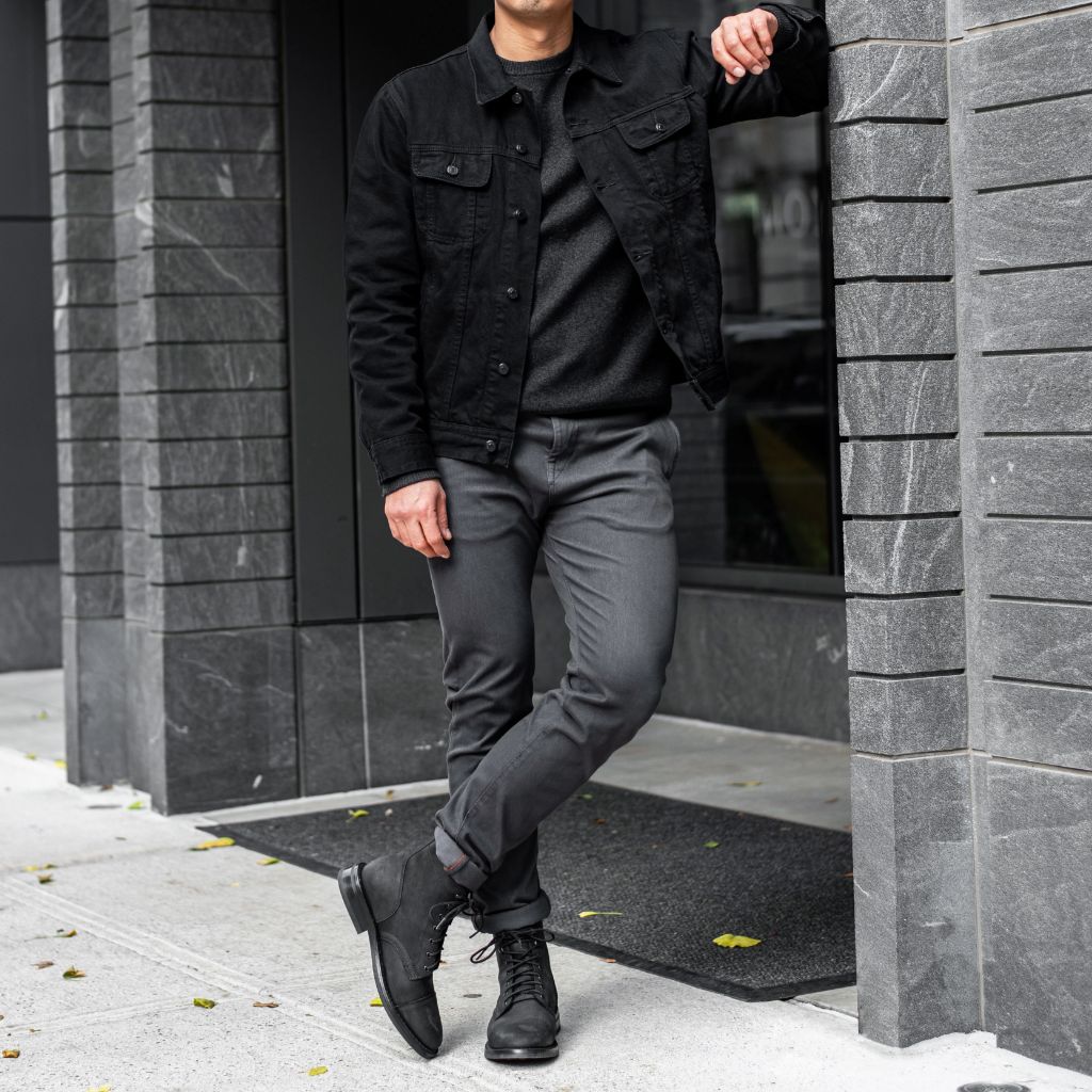 Black Denim Jeans for Men (GBDNM5001)