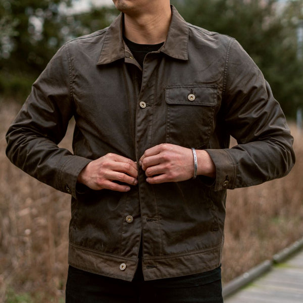 The Black Waxed Canvas Jacket You'll Wear Everywhere This Fall + 3