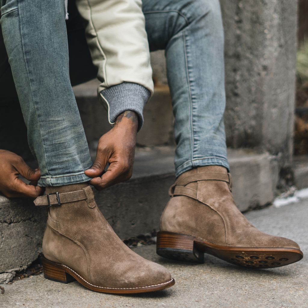 Thursday Boot Co‎ Dark Brown Suede Rogue Jodhpur Boots Mens Size 11.5 Thursday ROGUE (Jodhpur) Boot Review!!! - YouTube main image 3