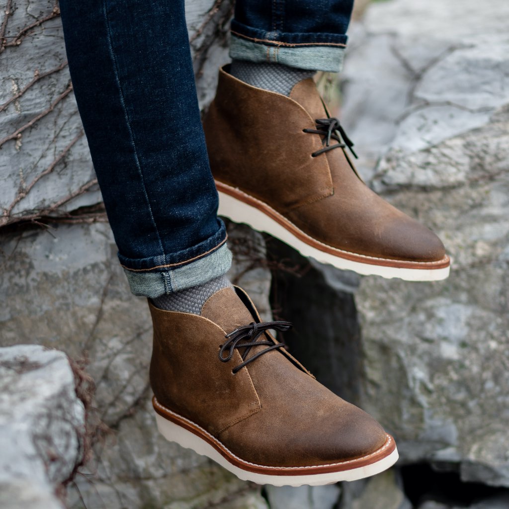 Safari Tan Suede Chukka Lace Up Ankle Boots Size 6 UK / 7 US Bata safari boots mens - Gem main image 4