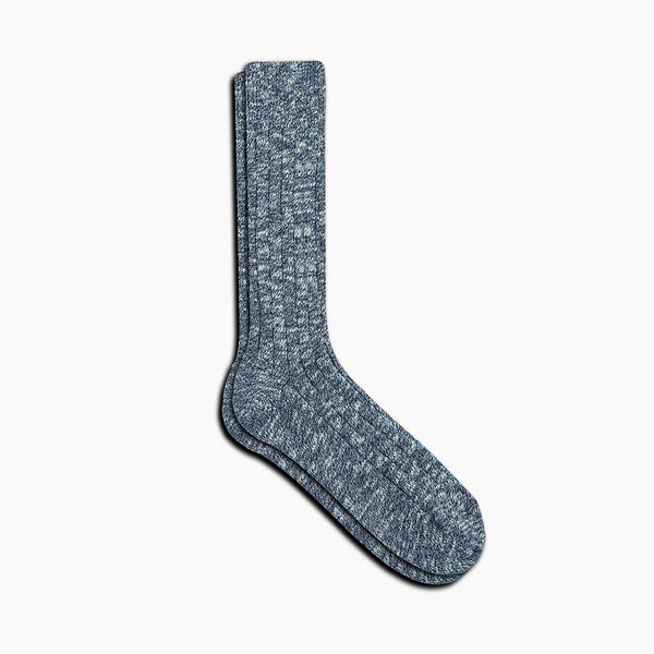 Klassische Stiefelsocken für Herren | Marineblau