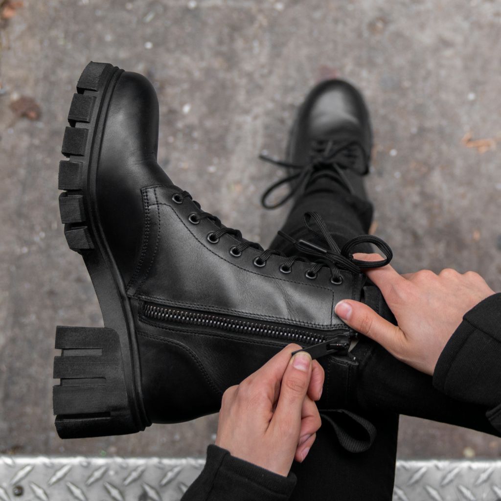 Thursday Boot Company Women's Lace Up Leather Combat Boots