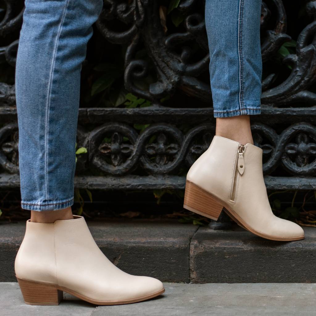 Beige Boots ? Brooklyn - Beige Ankle Boot – Sparkle Tallahassee main image 4