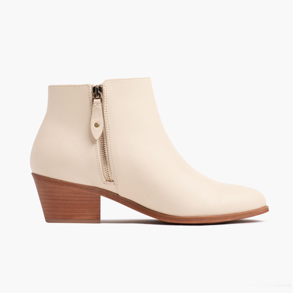 beige dress boots women Nicole Western Mid Boots - Beige