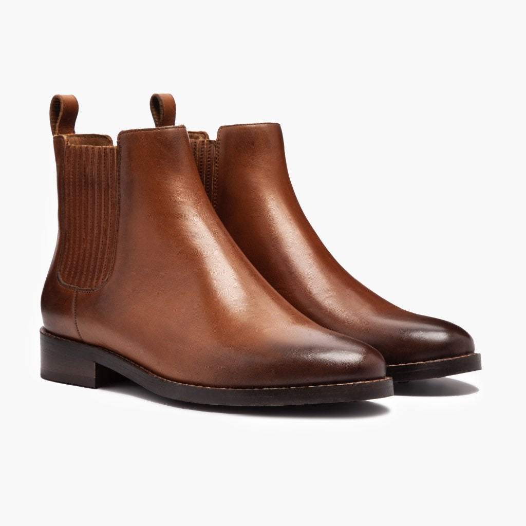 Women's Chelsea Boot In Mahogany Leather - Thursday Boots