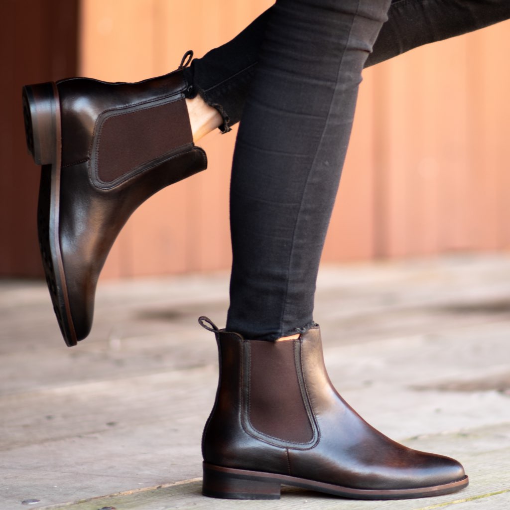 Duchess Boot Coffee Leather - Thursday Boots