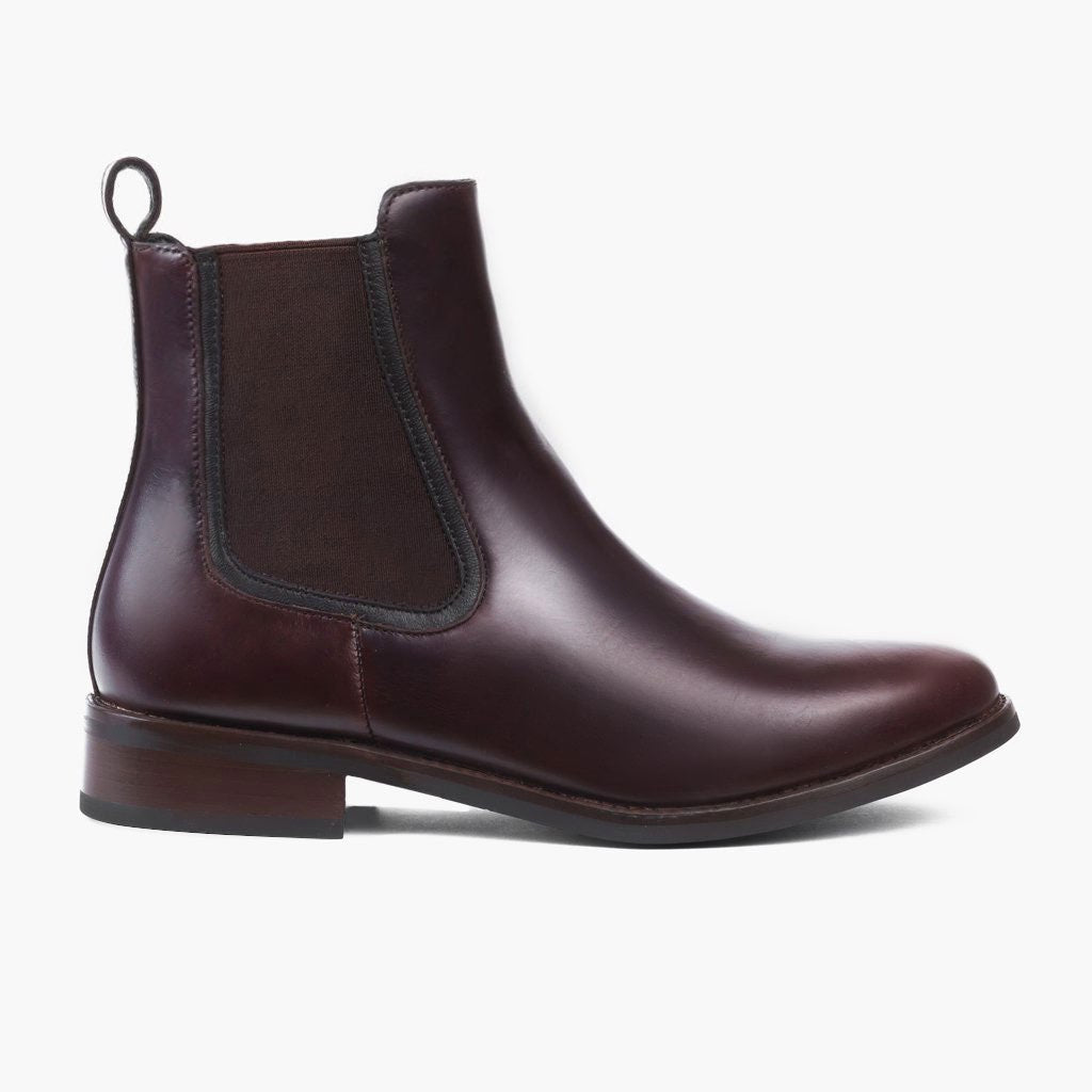 courmayeur chelsea boot for women in dark brown