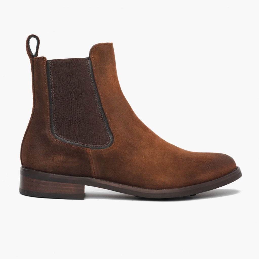 Women's Duchess Chelsea Boot In Glazed Ginger Suede - Thursday Boots