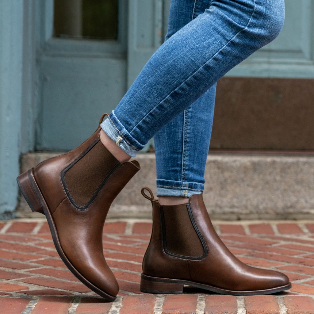 Women's Duchess Chelsea Boot In Tan 'Walnut' Leather Thursday Boots