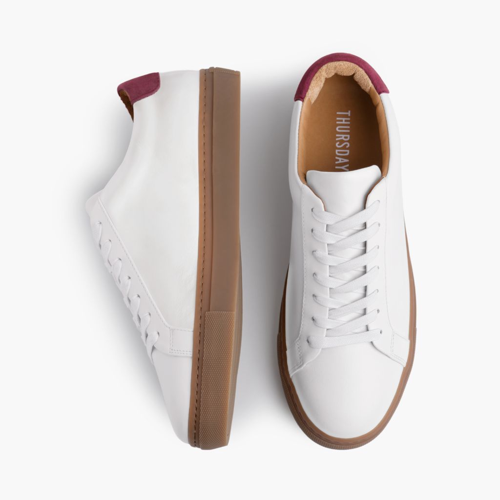 Women's courtset outlet sneaker  burgundy