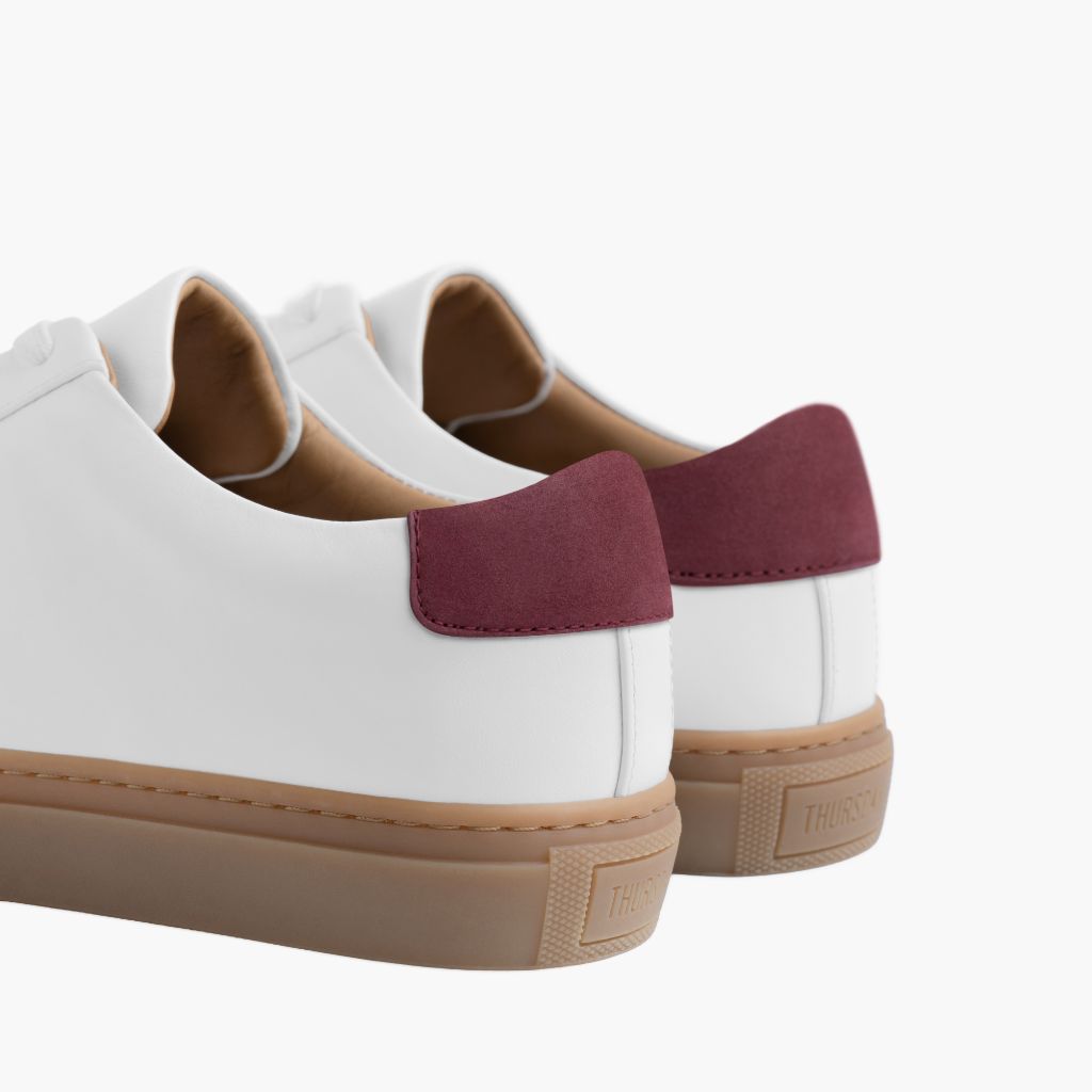 Women's courtset sneaker  clearance burgundy