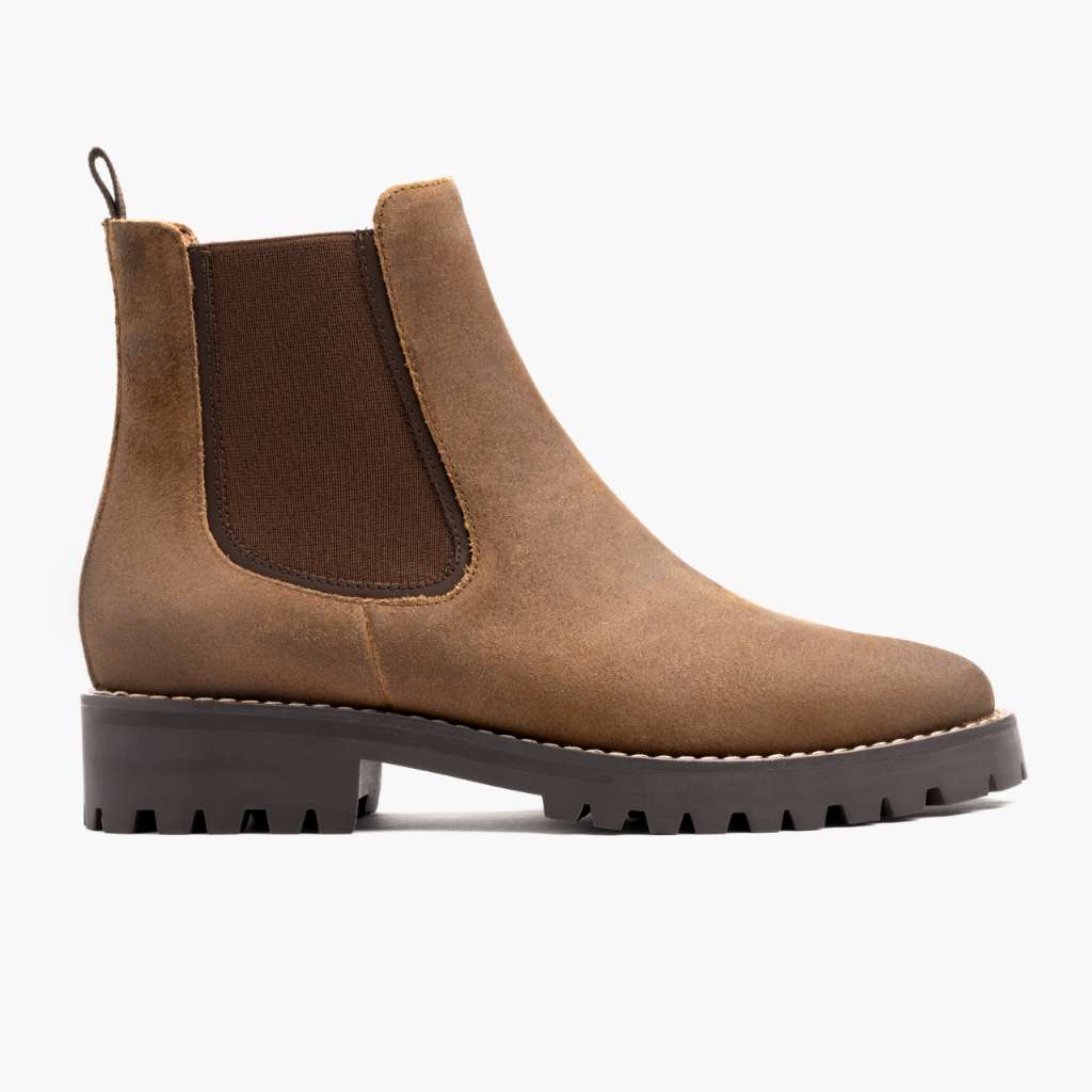 Women's Legend Chelsea Boot In Safari Suede - Thursday Boot Company