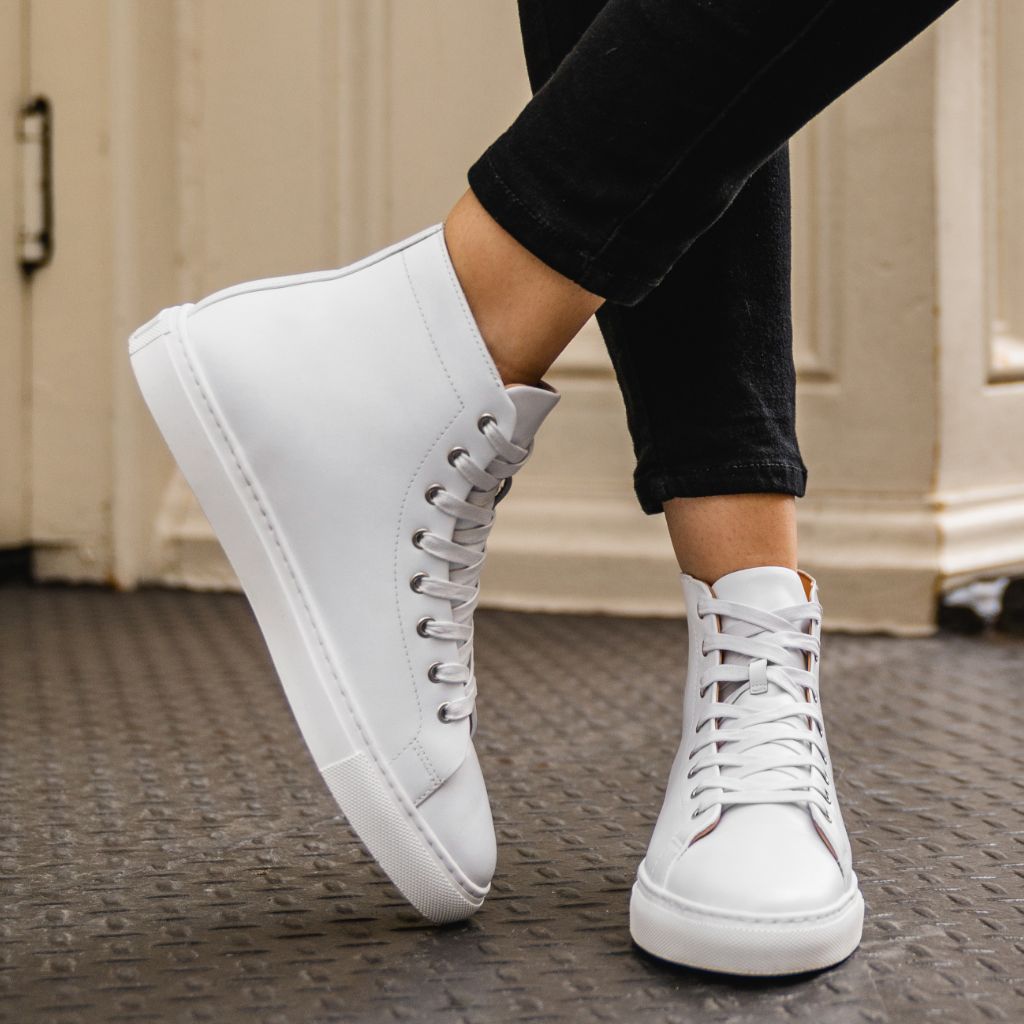 White shoes high tops Clearance
